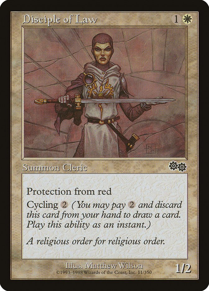 Disciple of Law 11/350 (Urza's Saga)  | Good Games Modbury