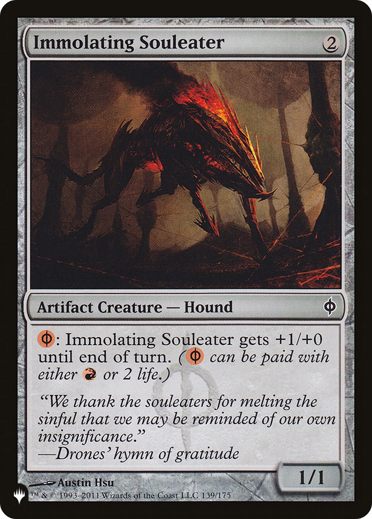 Immolating Souleater [The List Reprints] | Good Games Modbury