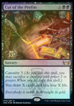 Cut of the Profits [Streets of New Capenna Prerelease Promos] | Good Games Modbury