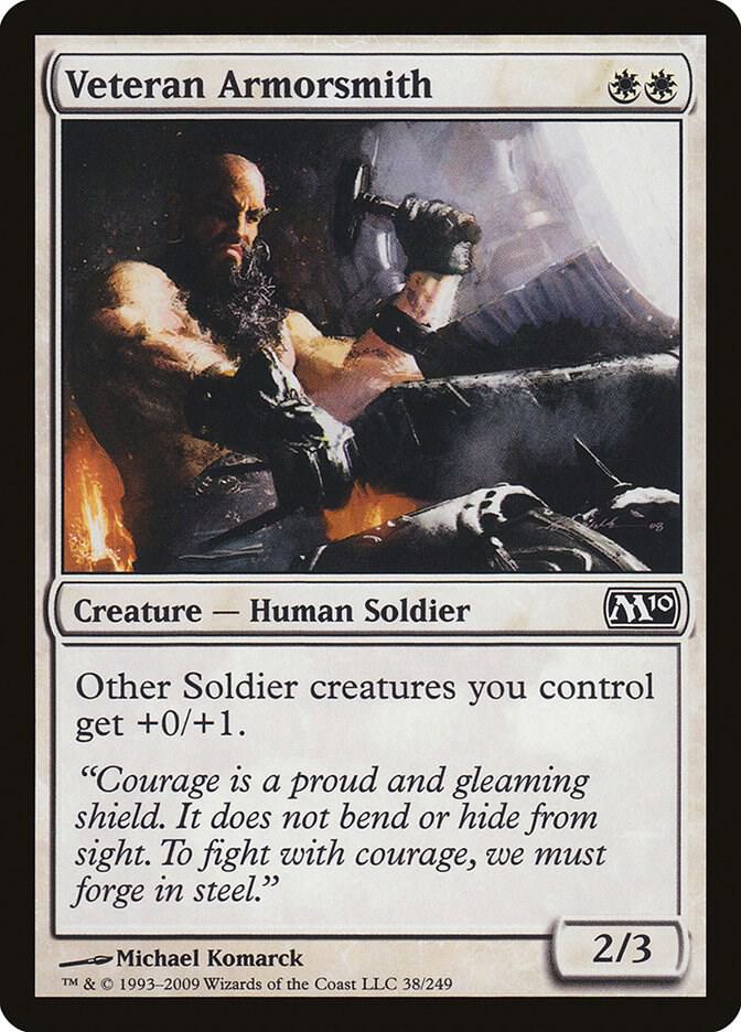 Veteran Armorsmith 38/249 (Magic 2010 (M10))  - Foil | Good Games Modbury