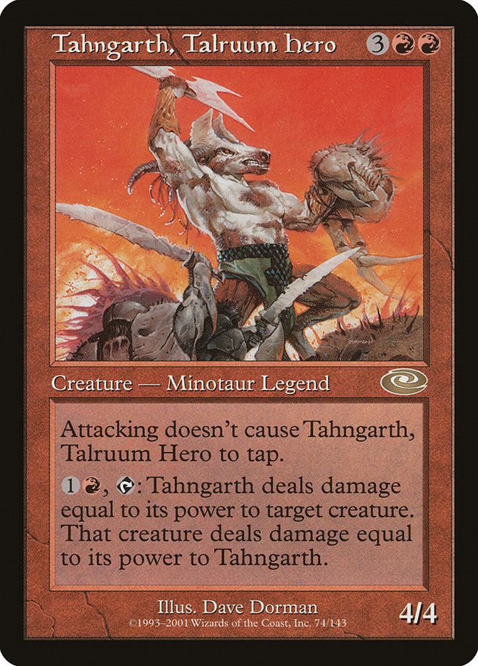 Tahngarth, Talruum Hero 74/143 (Planeshift)  - Foil | Good Games Modbury