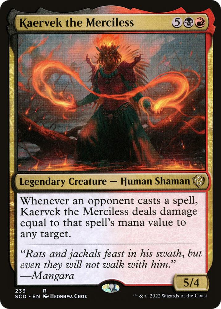 Kaervek the Merciless 233/352 (Starter Commander Decks)  | Good Games Modbury