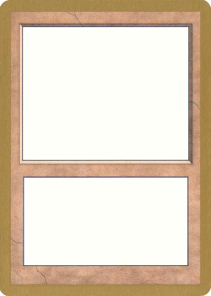 1997 World Championship Blank Card  (World Championship Decks)  | Good Games Modbury