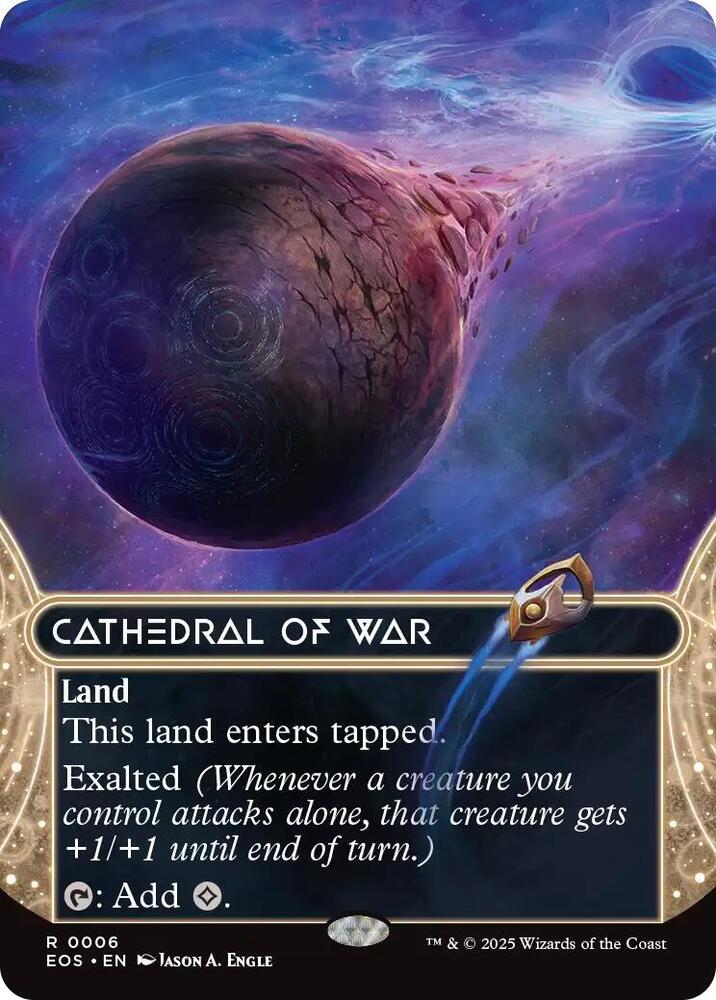 Cathedral of War  6/45 (Edge of Eternities: Stellar Sights)  - Borderless | Good Games Modbury