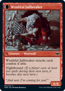 Weary Prisoner // Wrathful Jailbreaker [Innistrad: Crimson Vow] | Good Games Modbury