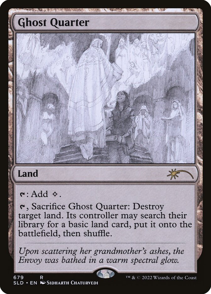 Ghost Quarter (Sketch) [Secret Lair Drop Promos] | Good Games Modbury