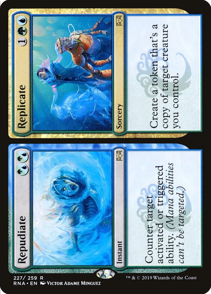 Repudiate // Replicate 227/259 (Ravnica Allegiance)  - Foil | Good Games Modbury