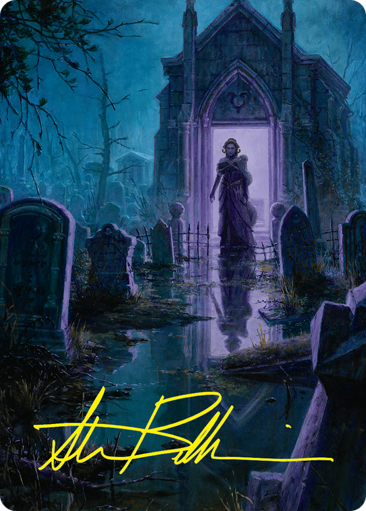 Swamp Art Card (23/54) (Gold-Stamped Signature) [Foundations Art Series] | Good Games Modbury