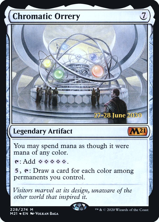 Chromatic Orrery [Core Set 2021 Prerelease Promos] | Good Games Modbury