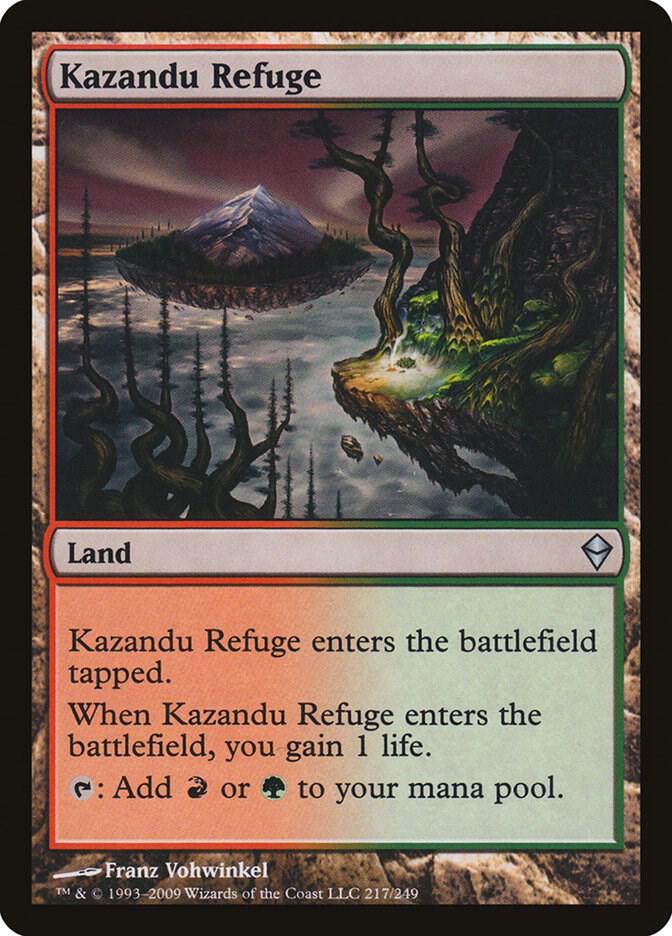 Kazandu Refuge 217/249 (Zendikar)  - Foil | Good Games Modbury