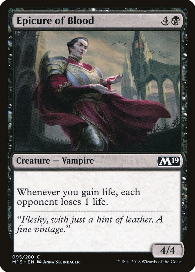 Epicure of Blood [Core Set 2019] | Good Games Modbury