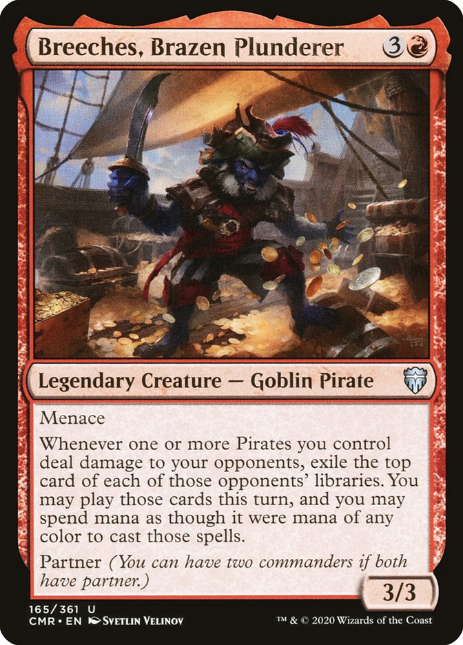 Breeches, Brazen Plunderer [Commander Legends] | Good Games Modbury