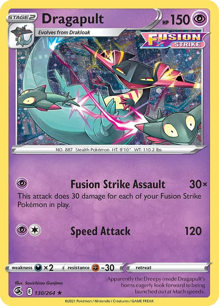 Dragapult (130/264) (Cosmos Holo) [Sword & Shield: Fusion Strike] | Good Games Modbury