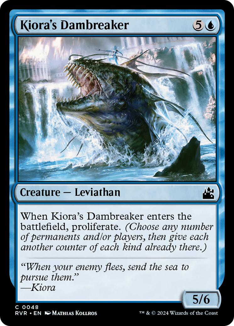 Kiora's Dambreaker [Ravnica Remastered] | Good Games Modbury