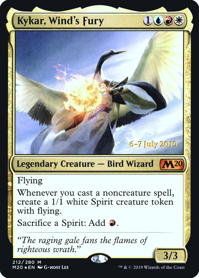 Kykar, Wind's Fury [Core Set 2020 Prerelease Promos] | Good Games Modbury