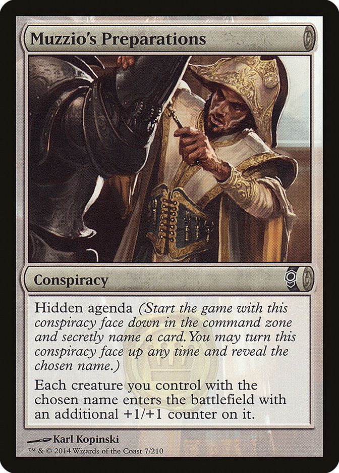 Muzzio's Preparations 7/210 (Conspiracy)  - Foil | Good Games Modbury