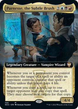 Parnesse the Subtle Brush Extended Art 106 (Commander: Streets of New Capenna)  | Good Games Modbury