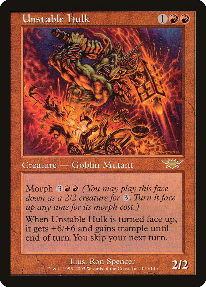 Unstable Hulk 115/145 (Legions)  - Foil | Good Games Modbury