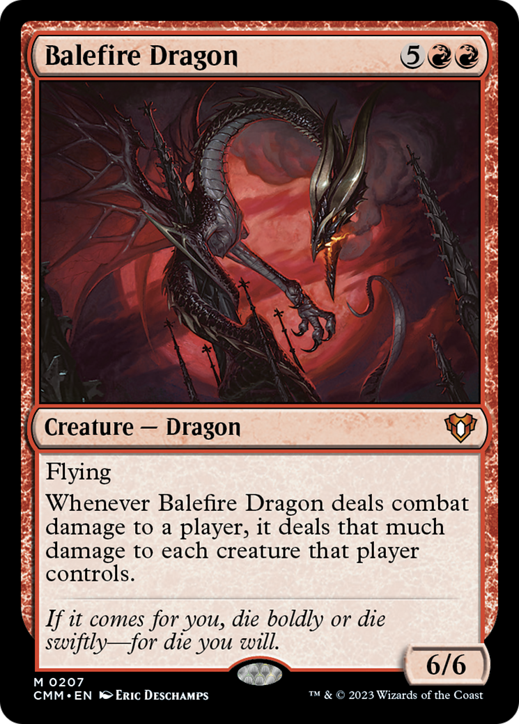 Balefire Dragon [Commander Masters] | Good Games Modbury