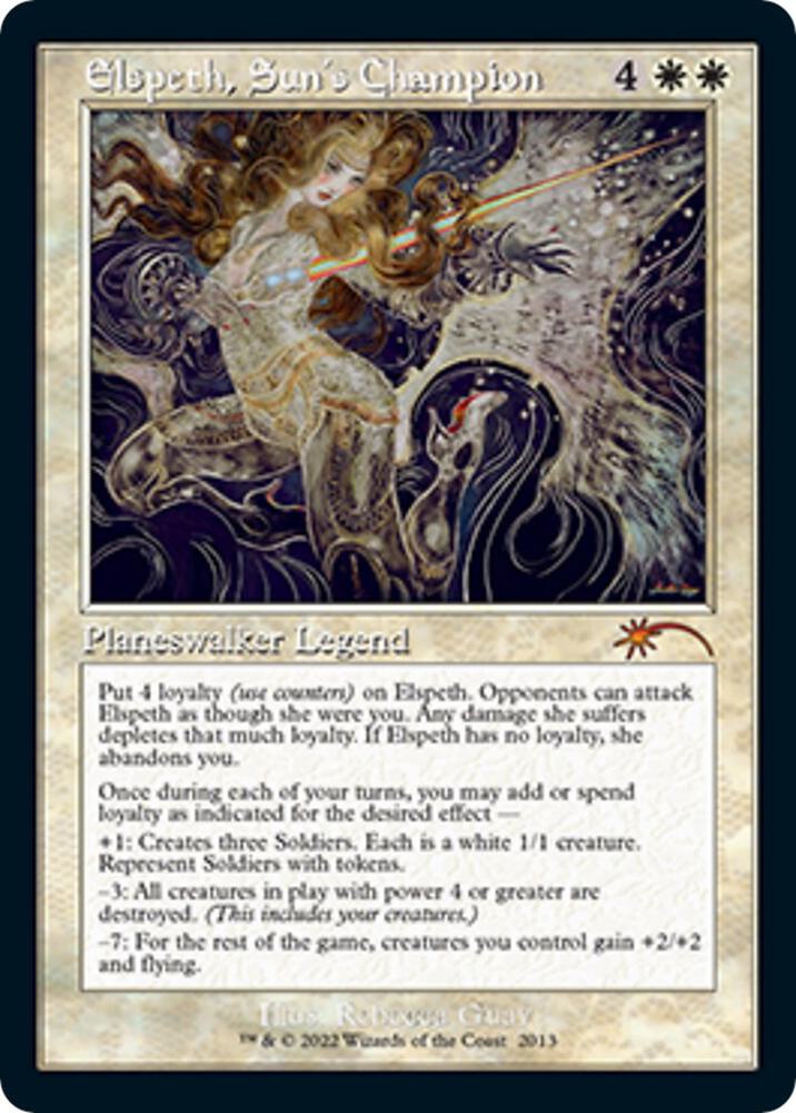 Elspeth, Sun's Champion 2013 (Secret Lair Countdown Kit)  - Retro | Good Games Modbury