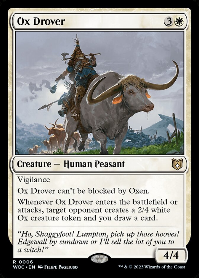 Ox Drover 6/173 (Commander: Wilds of Eldraine)  | Good Games Modbury