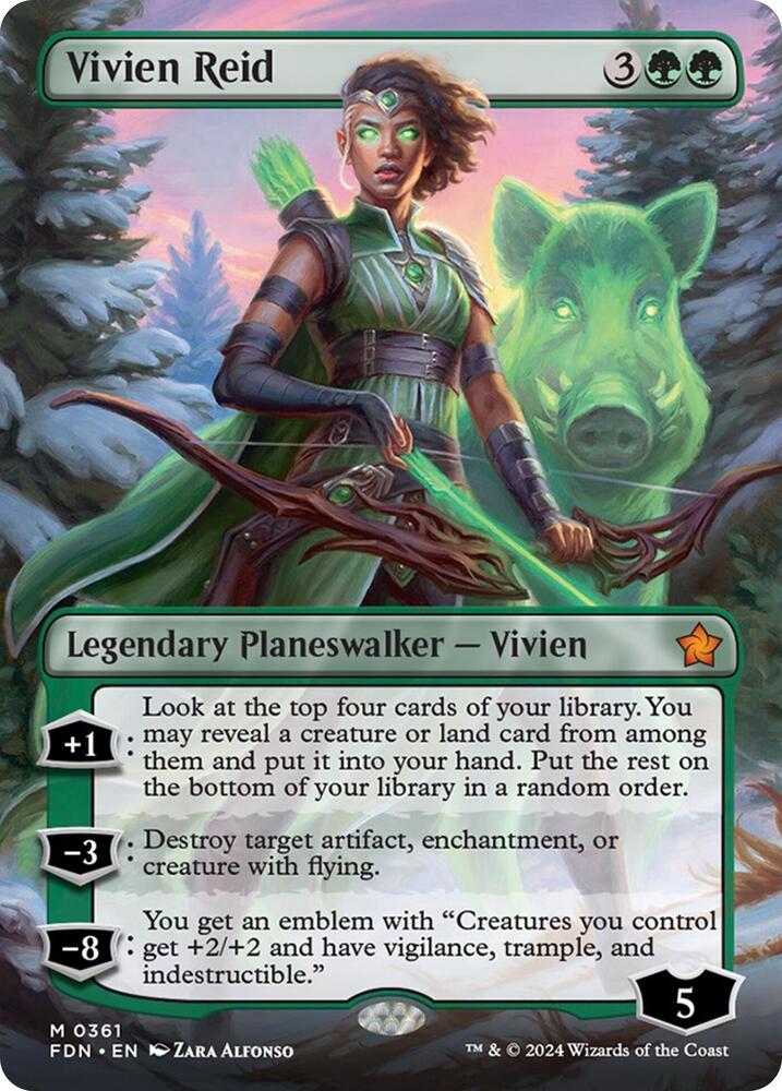 Vivien Reid 361 (Foundations)  - Borderless Foil | Good Games Modbury