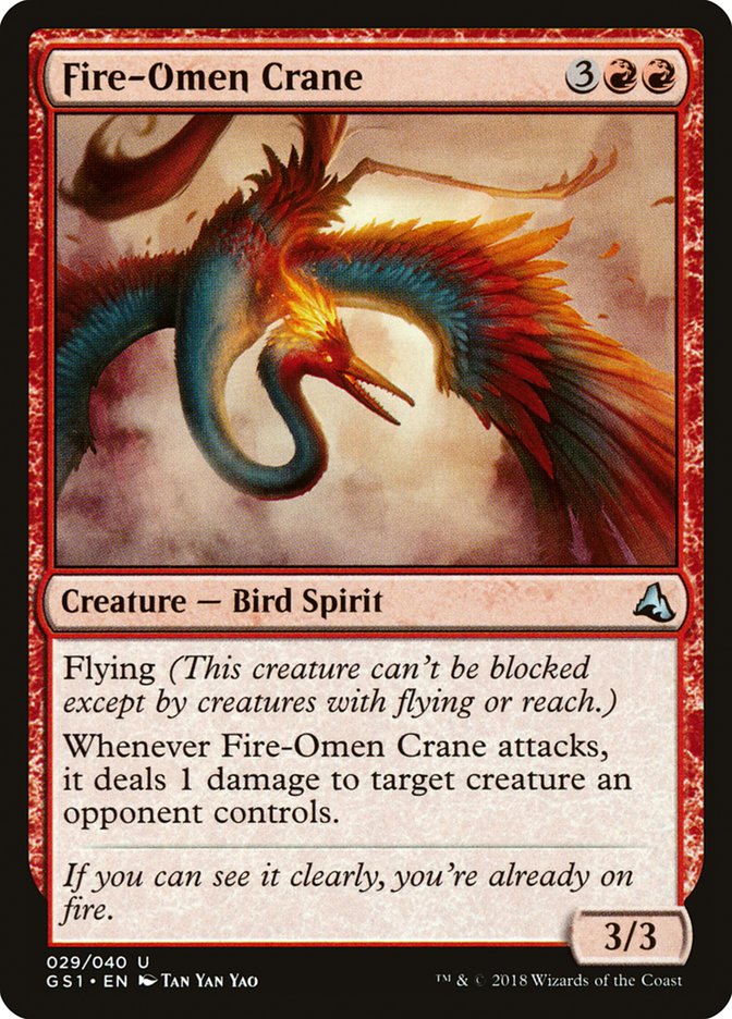 Fire-Omen Crane 29/40 (Global Series Jiang Yanggu & Mu Yanling)  | Good Games Modbury