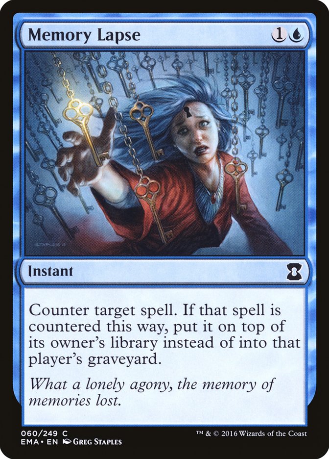 Memory Lapse 60 (Eternal Masters)  - Foil | Good Games Modbury