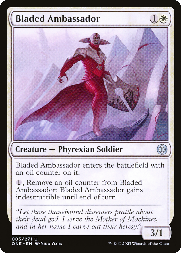 Bladed Ambassador [Phyrexia: All Will Be One] | Good Games Modbury