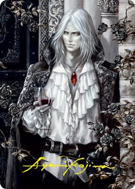 Sorin the Mirthless 2 81 Art Card Gold Stamped Signature 2 (Art Series: Innistrad: Crimson Vow)  | Good Games Modbury