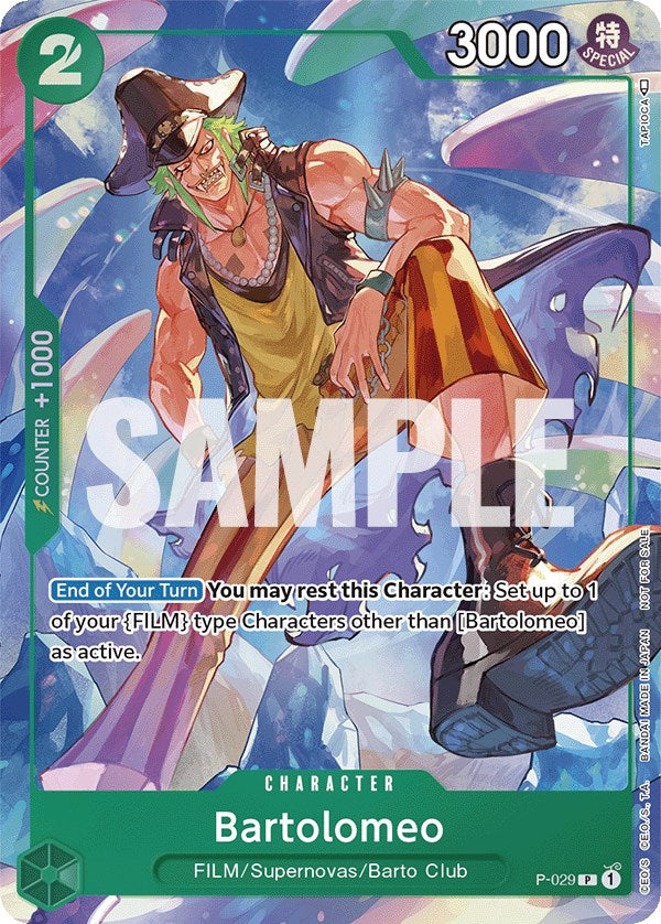 Bartolomeo (Event Pack Vol. 1) [One Piece Promotion Cards] | Good Games Modbury