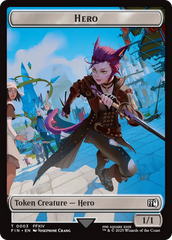Hero (0003) // Knight Double-Sided Token [FINAL FANTASY Tokens] | Good Games Modbury