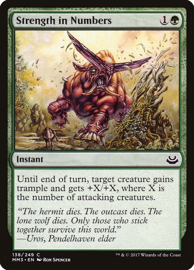 Strength in Numbers 138/249 (Modern Masters 2017)  - Foil | Good Games Modbury