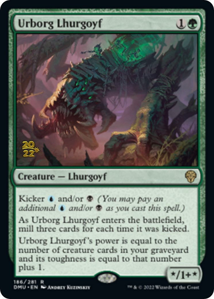 Urborg Lhurgoyf [Dominaria United Prerelease Promos] | Good Games Modbury