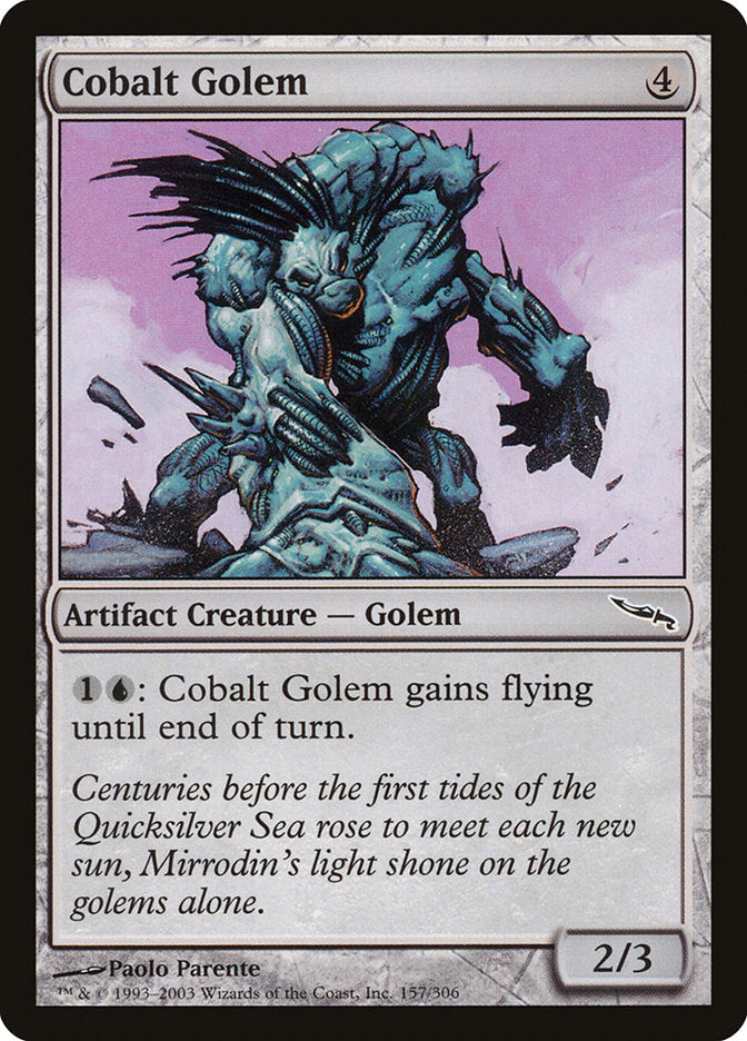 Cobalt Golem 157/306 (Mirrodin)  - Foil | Good Games Modbury