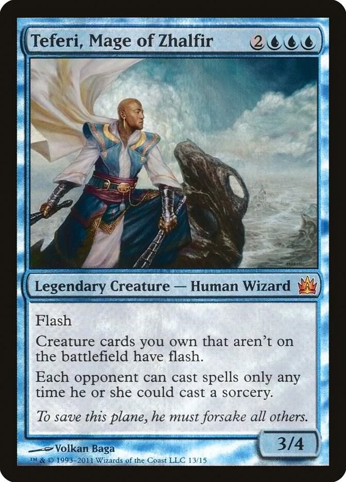 Teferi, Mage of Zhalfir 13/15 (From the Vault: Legends)  - Foil | Good Games Modbury