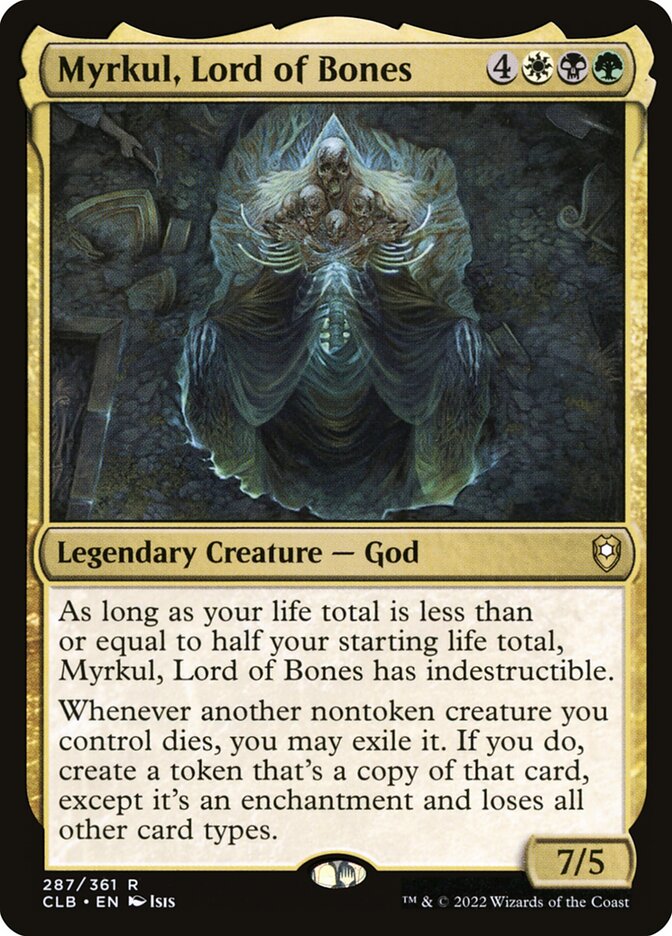 Myrkul Lord of Bones 287 (Commander Legends: Battle for Baldur's Gate)  | Good Games Modbury