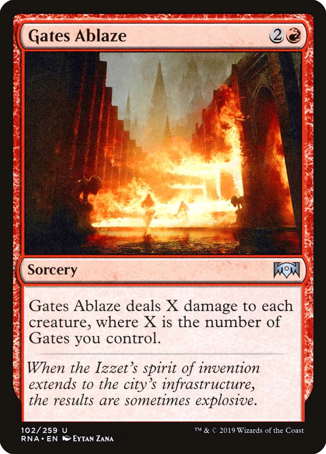 Gates Ablaze 102/259 (Ravnica Allegiance)  | Good Games Modbury