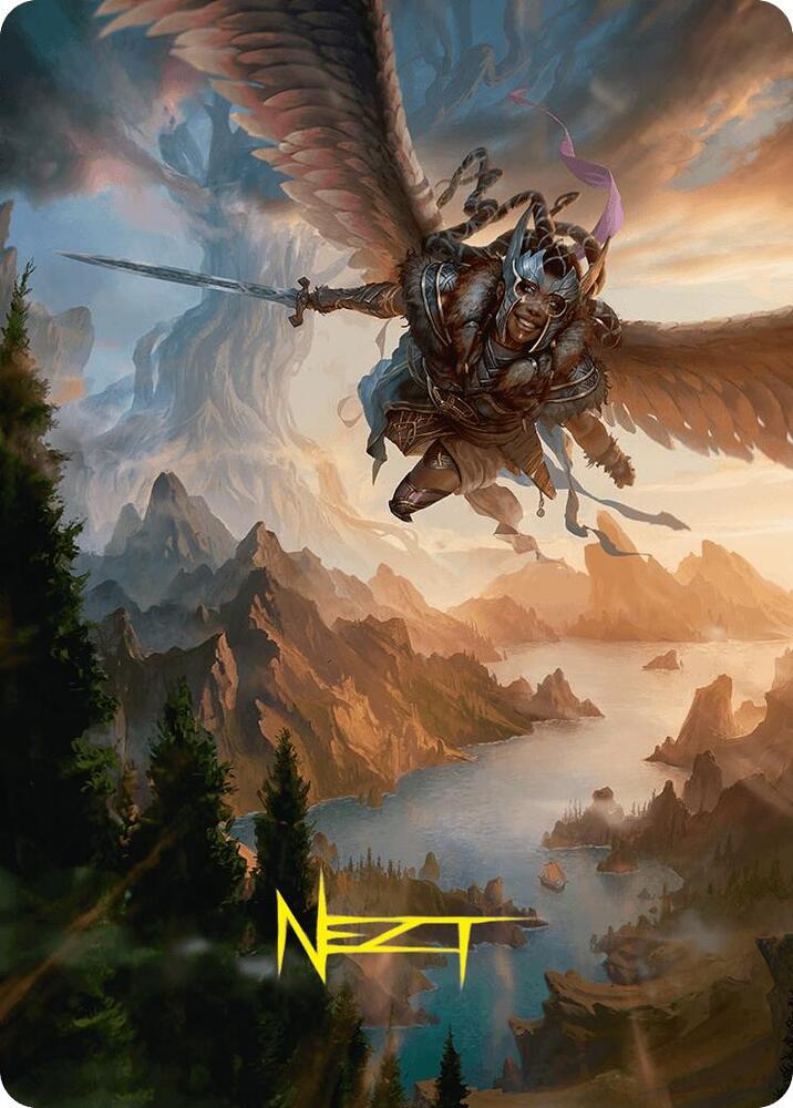 Youthful Valkyrie Art Card 28 54 Gold Stamped Signature 28 (Art Series: Foundations)  | Good Games Modbury