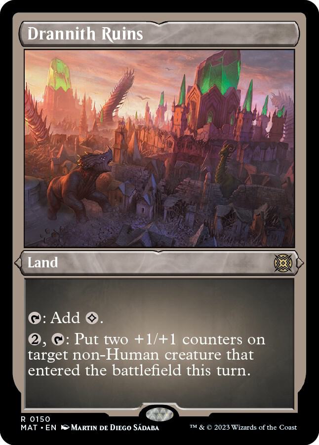 Drannith Ruins 150/50 (March of the Machine: The Aftermath)  - Etched Foil | Good Games Modbury