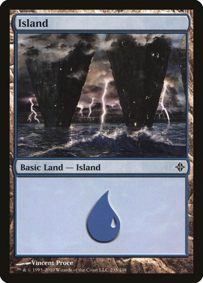 Island 235/248 (Rise of the Eldrazi)  | Good Games Modbury