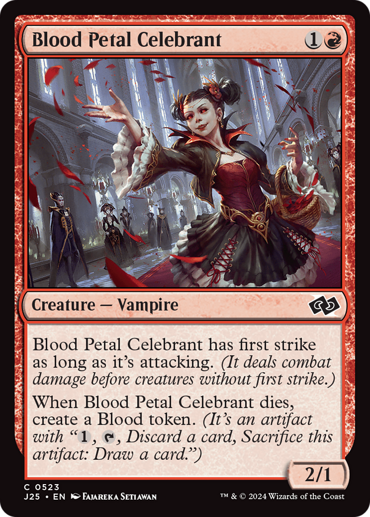 Blood Petal Celebrant [Foundations Jumpstart] | Good Games Modbury
