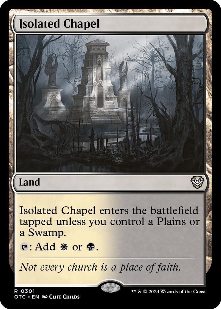 Isolated Chapel 301/342 (Commander: Outlaws of Thunder Junction)  | Good Games Modbury