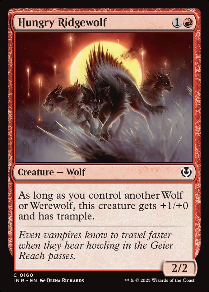 Hungry Ridgewolf 160 (Innistrad Remastered)  | Good Games Modbury