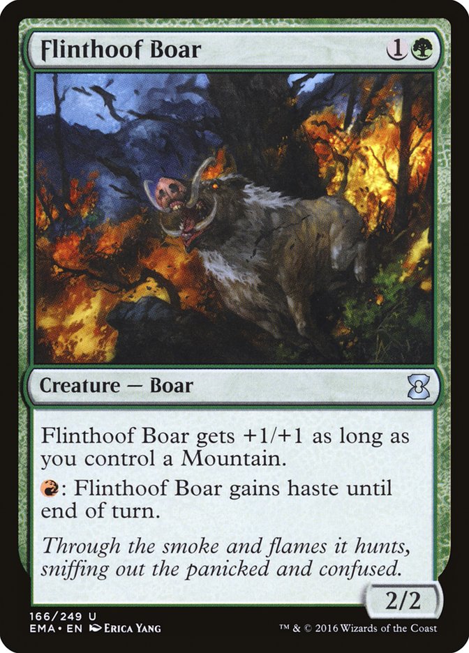 Flinthoof Boar 166/249 (Eternal Masters)  | Good Games Modbury