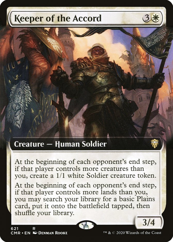 Keeper of the Accord (Extended Art) [Commander Legends] | Good Games Modbury