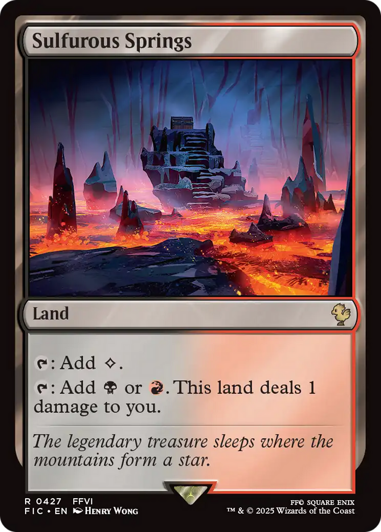 Sulfurous Springs [FINAL FANTASY Commander] | Good Games Modbury