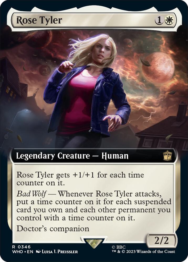 Rose Tyler 346 (Universes Beyond: Doctor Who)  - Extended Art | Good Games Modbury