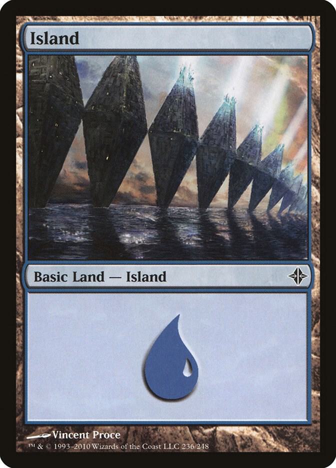 Island 236/248 (Rise of the Eldrazi)  - Foil | Good Games Modbury
