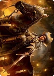 Seasoned Cathar Art Card 12 (Art Series: Innistrad: Midnight Hunt)  | Good Games Modbury